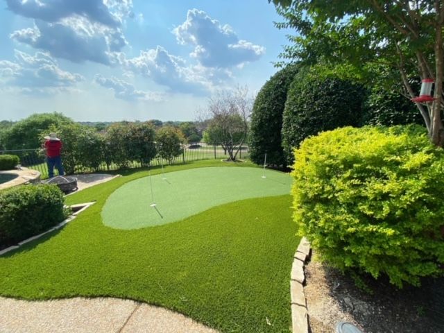 Putting Greens for Texas Freedom Turf Co. in Dallas, TX