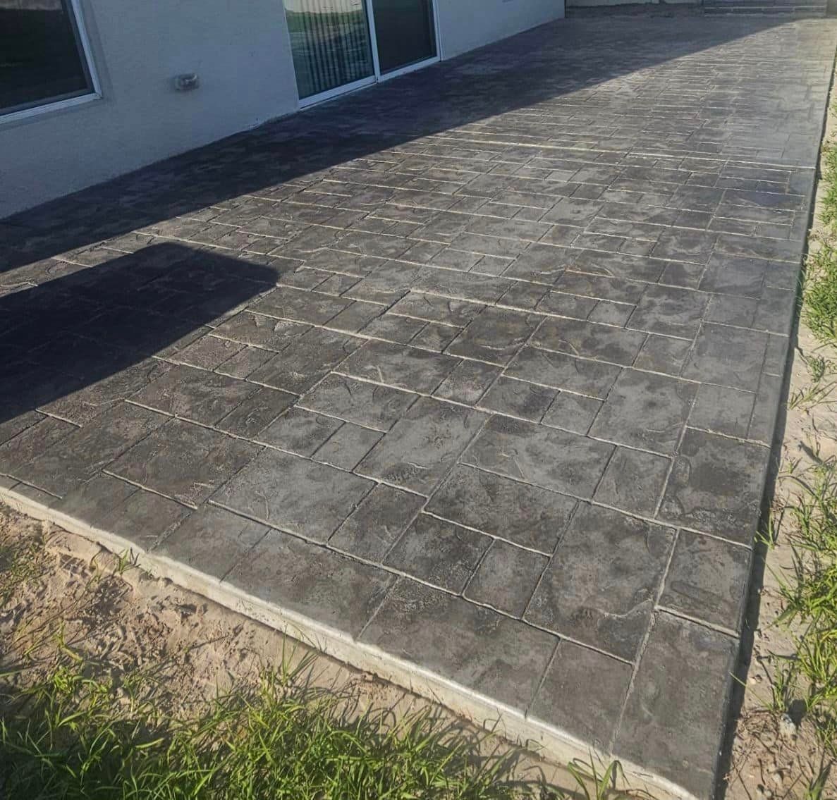 Stamped Concrete Installation for Florida Universal Concrete in Lakeland, FL