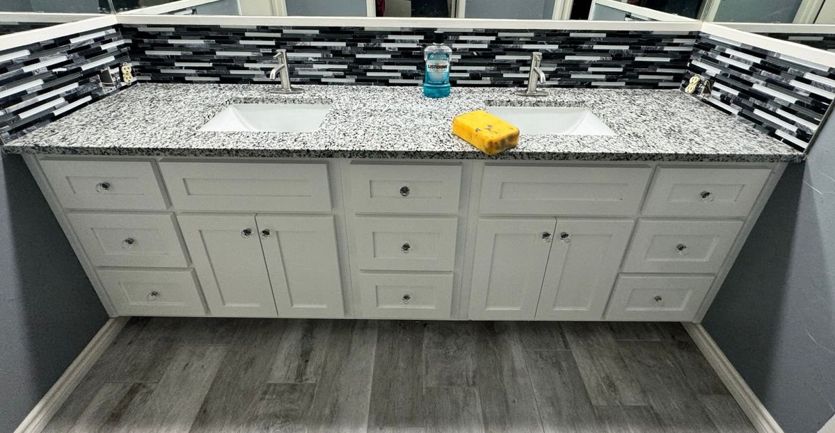 Granite Countertops Installations for Hill's Carpet & Remodeling in Odessa, TX