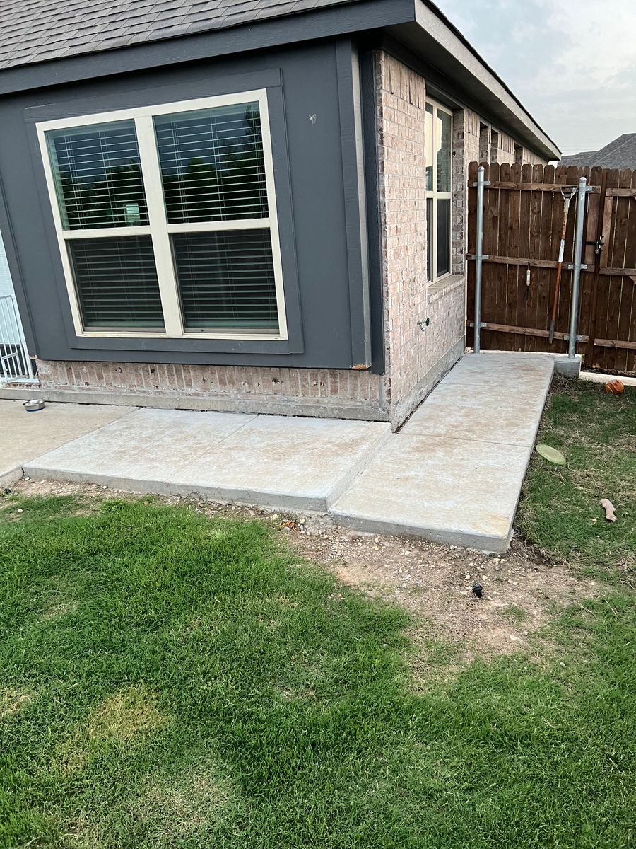 Sidewalk Installation for BW Concrete Contracting LLC in Fort Worth, TX