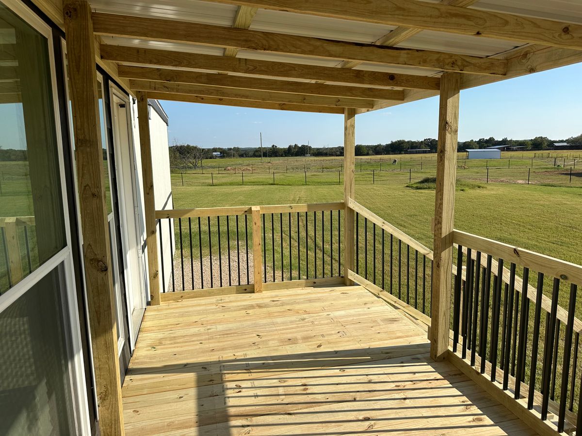 Deck Installation for Timberline Deck & Patio in Covington, TX