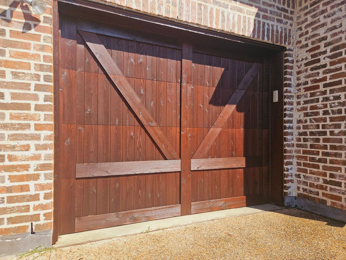 Garage Staining for Armor Fence Staining in Highland Village, TX
