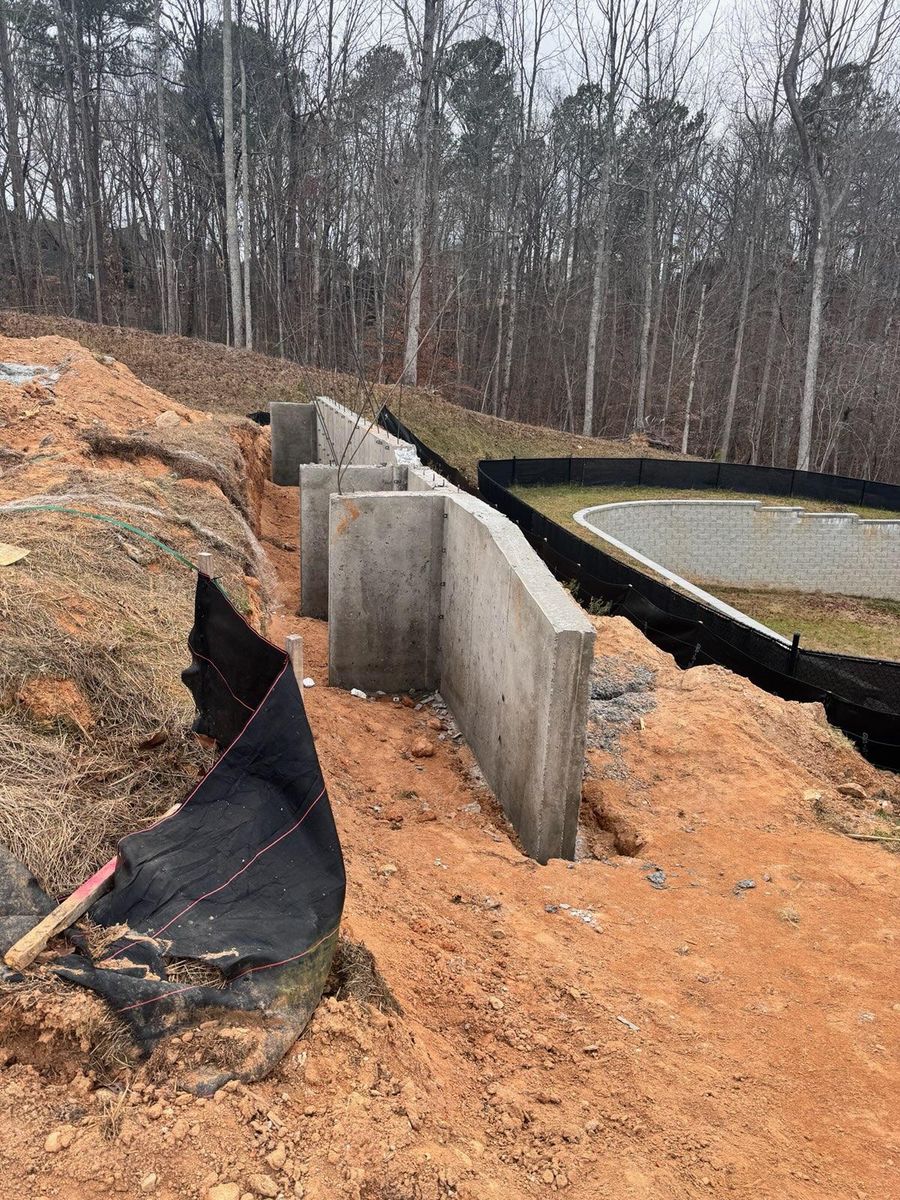 Walls & Excavation for CANALES CONSTRUCTION in Marietta, GA