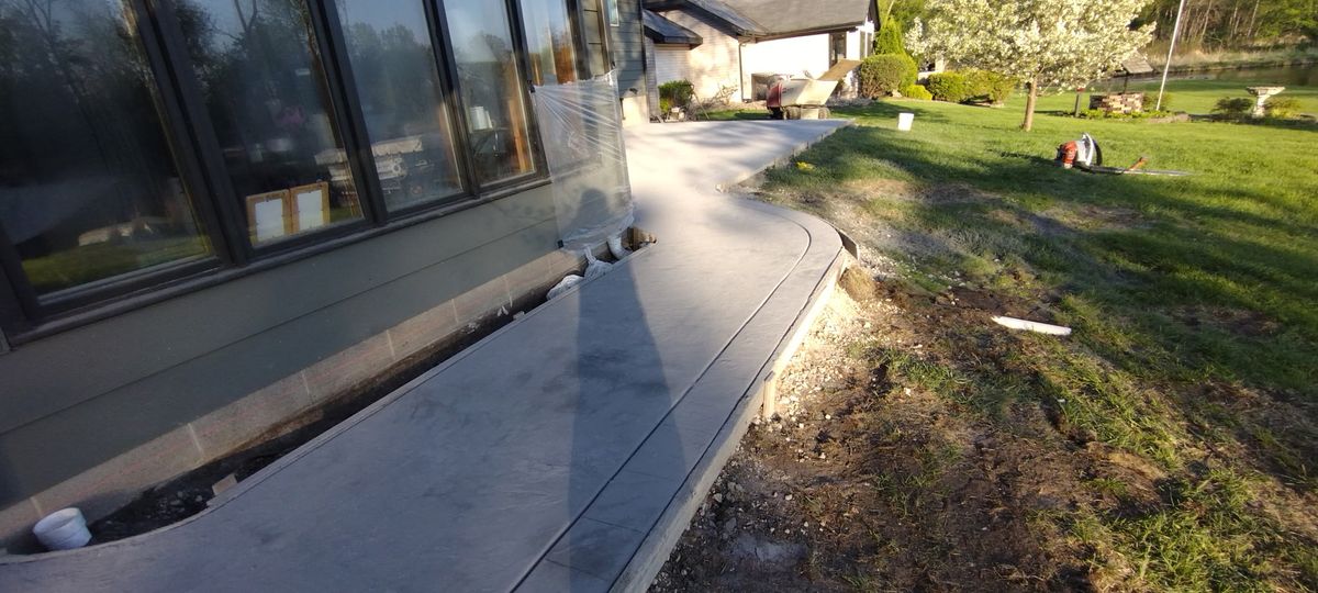 Flatwork for C&J Hauling in Shakopee, MN