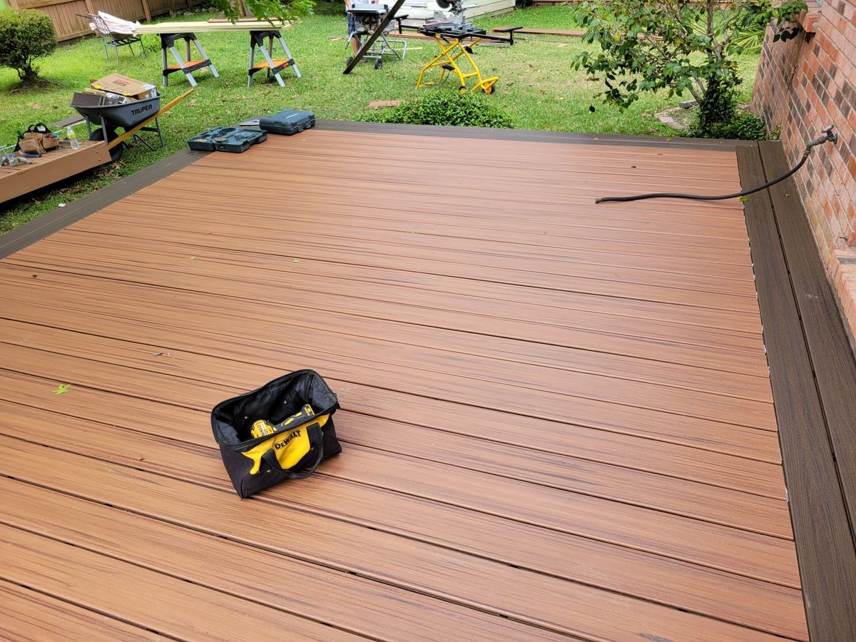 Deck & Patio Installation for Baker's Home Services in Vancleave, Mississippi