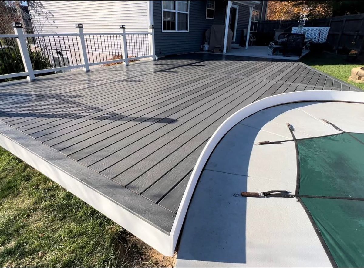 Deck and railings for Doxa Construction Inc. in Royersford, PA