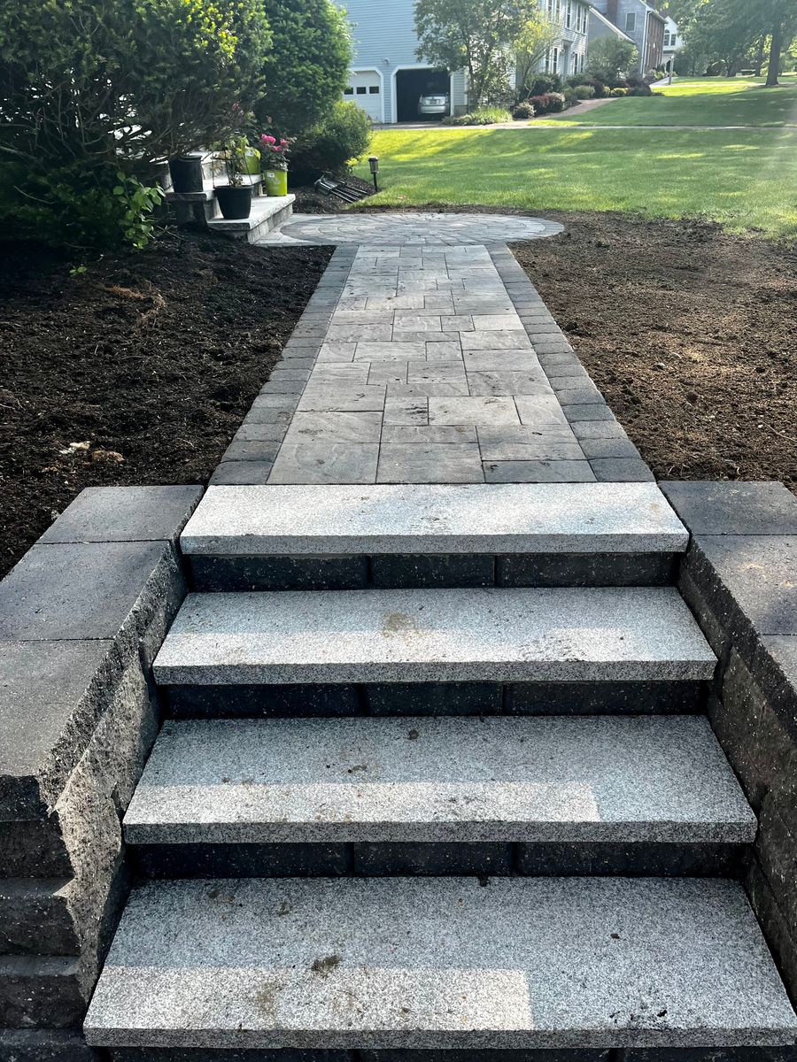 Steps for Brouder & Sons Landscaping and Irrigation in North Andover, MA