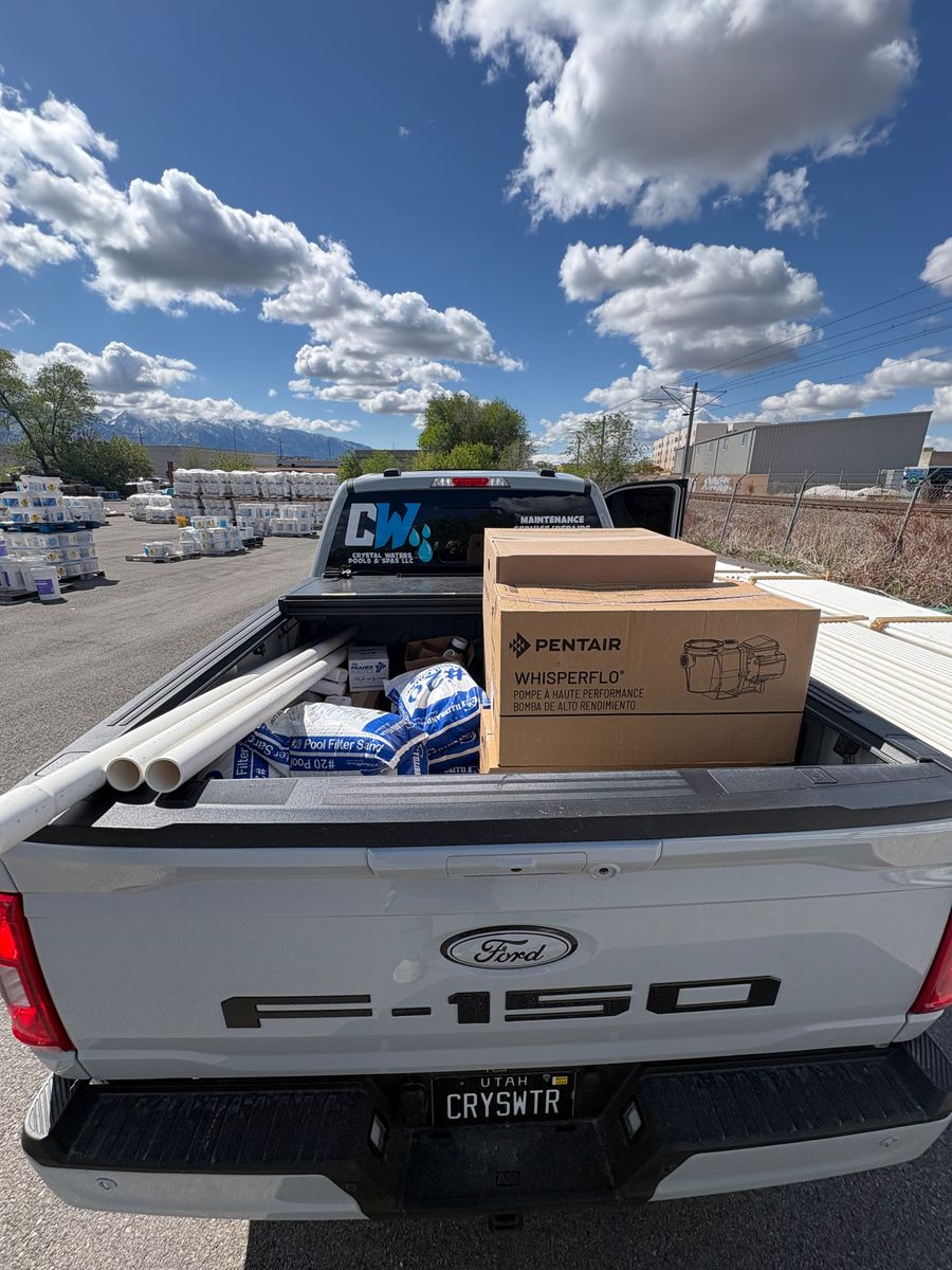 Service and Repairs for Crystal Waters Pools & Spas in West Jordan, UT