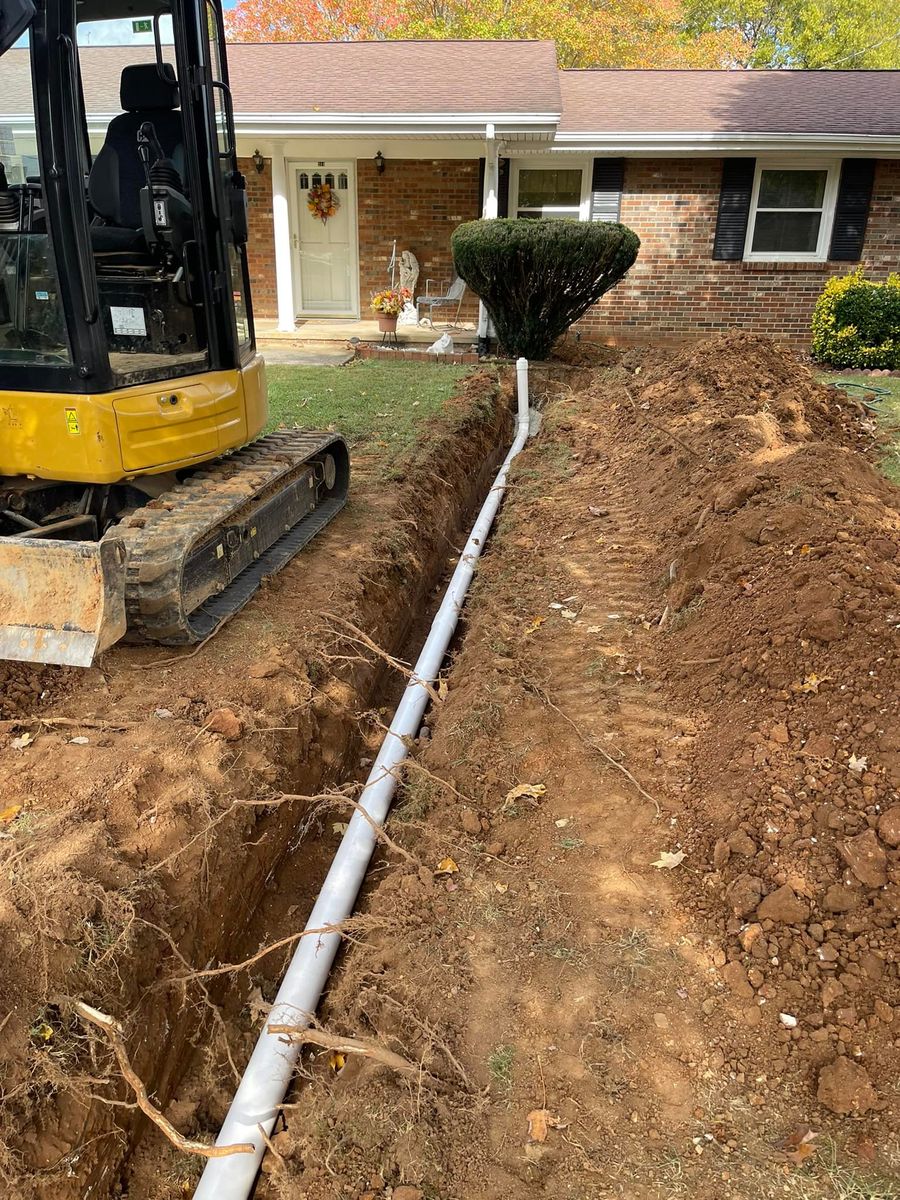 Trenching for Strange Excavating & Utilities in Lenoir City, TN