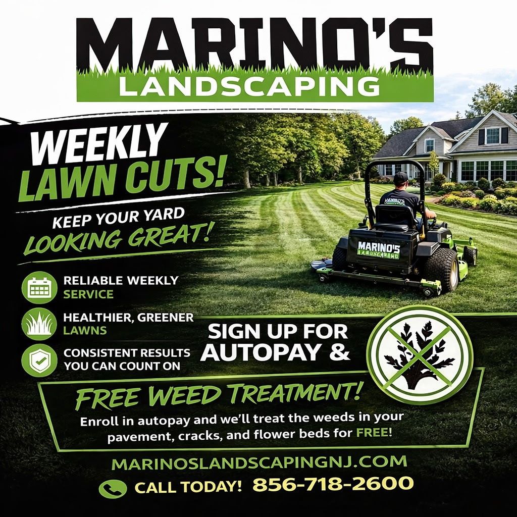 Lawn Care and Maintenance for Marino's Landscaping in Pennsville, NJ