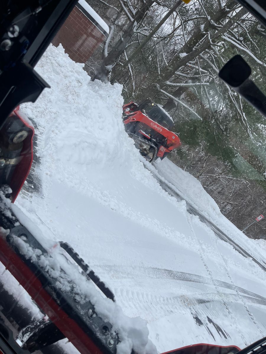 Snow Plowing for Hurley's Cutz in Saint Leonard, MD