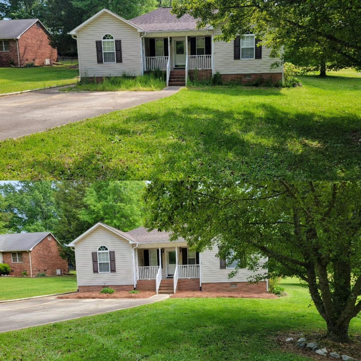 Flower Bed Installation for Piedmont Lawn and Landscaping in Lexington, NC