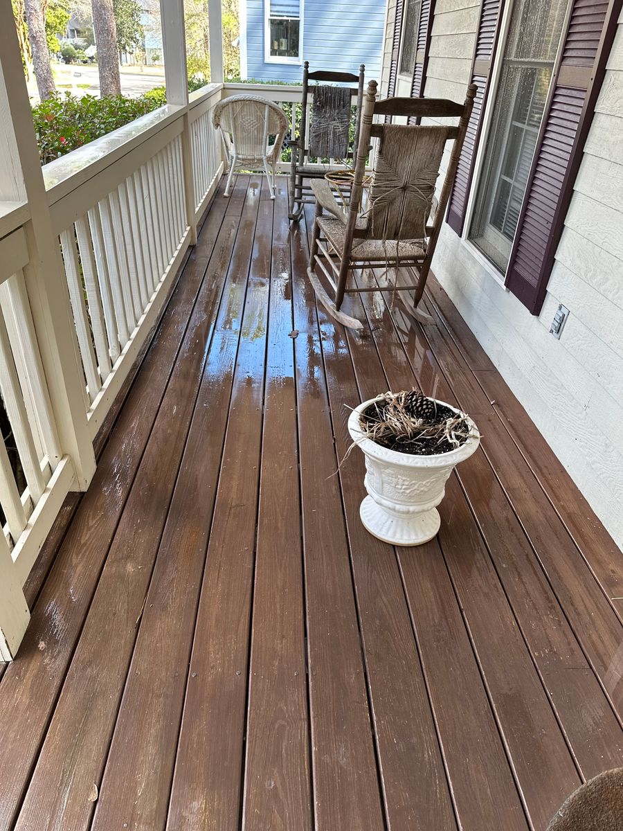 Wood Restoration for Premier Softwash in Bluffton, SC