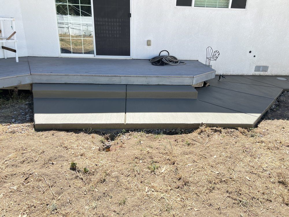 Step Design & Installation for PREMIER CONCRETE CREATIONS in Stockton, CA