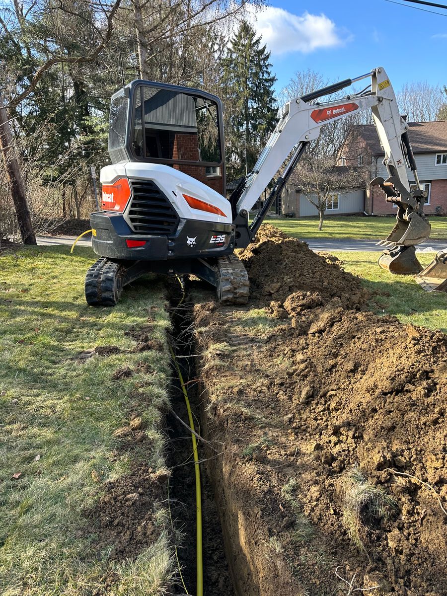 Land Clearing for PK Utilities & Excavation in Beaver County, PA