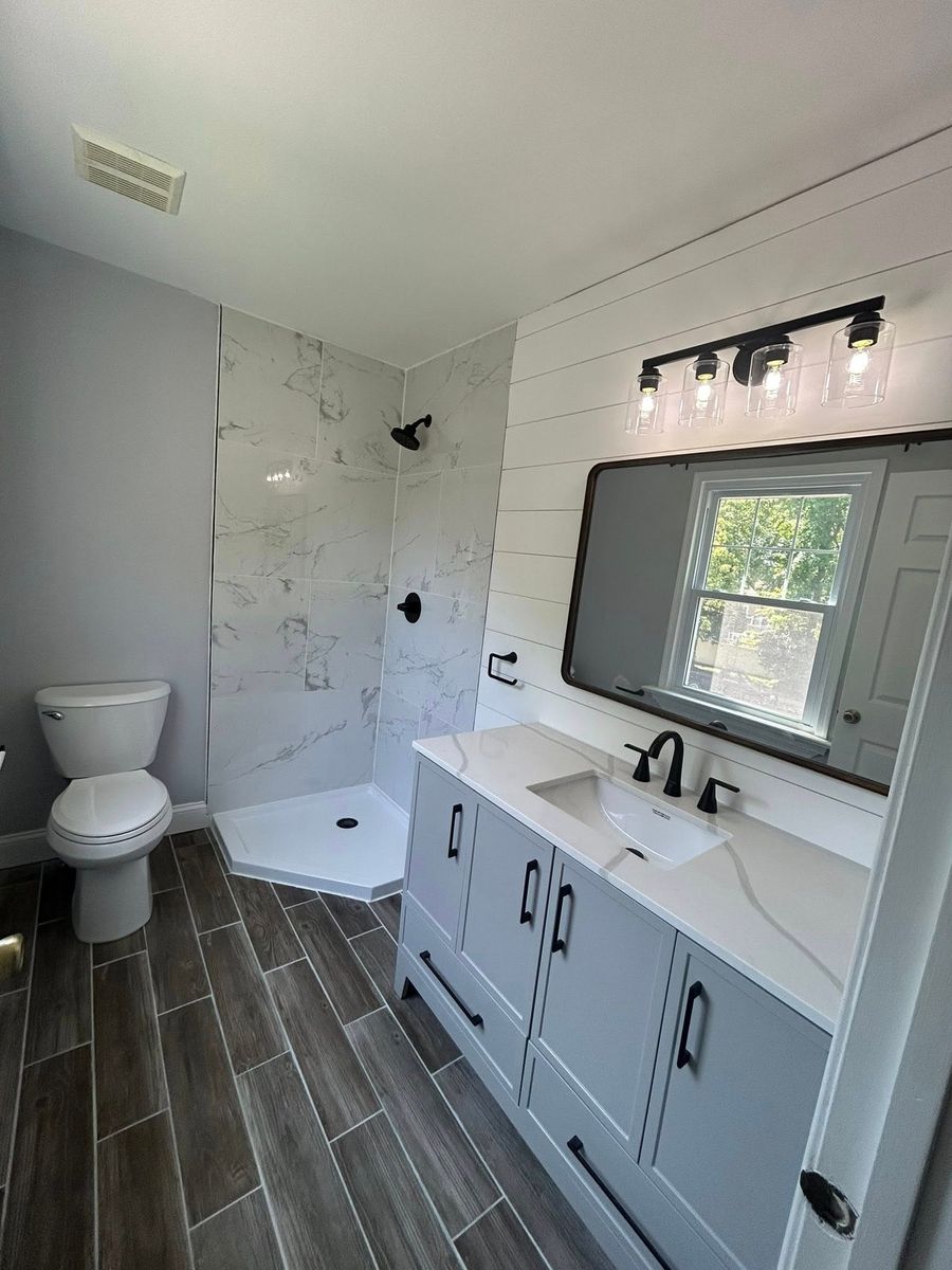 Bathroom Renovation for Jackson & Son Construction in Burlington County, NJ
