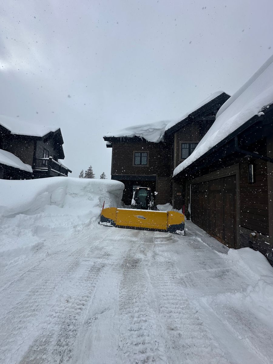 Snow Management for R&H Homes in Bozeman, MT