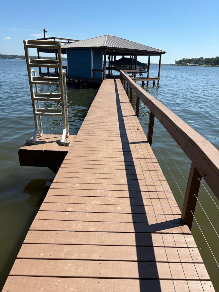 Lake Wall Restoration for Moore Lake Living LLC in Leesburg, TX