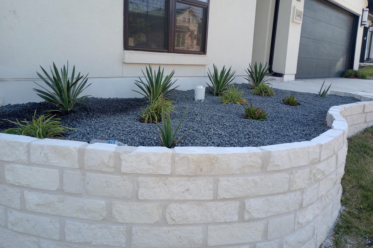 Retaining Wall Construction for Guzman's Landscaping Services in Austin, TX