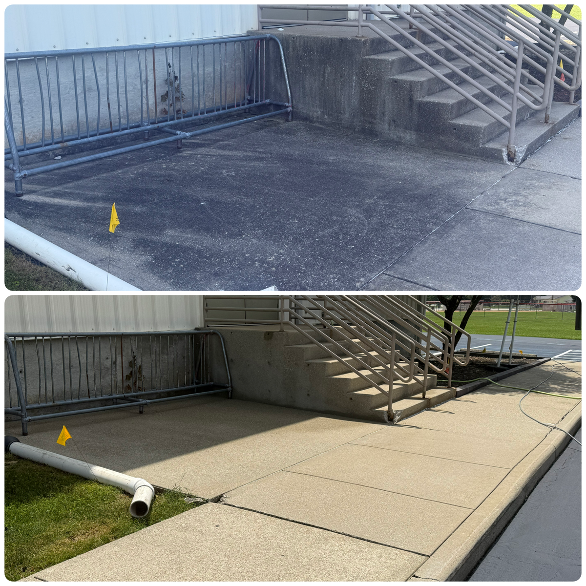 Concrete Cleaning for SteveCleans in Mitchell, IN
