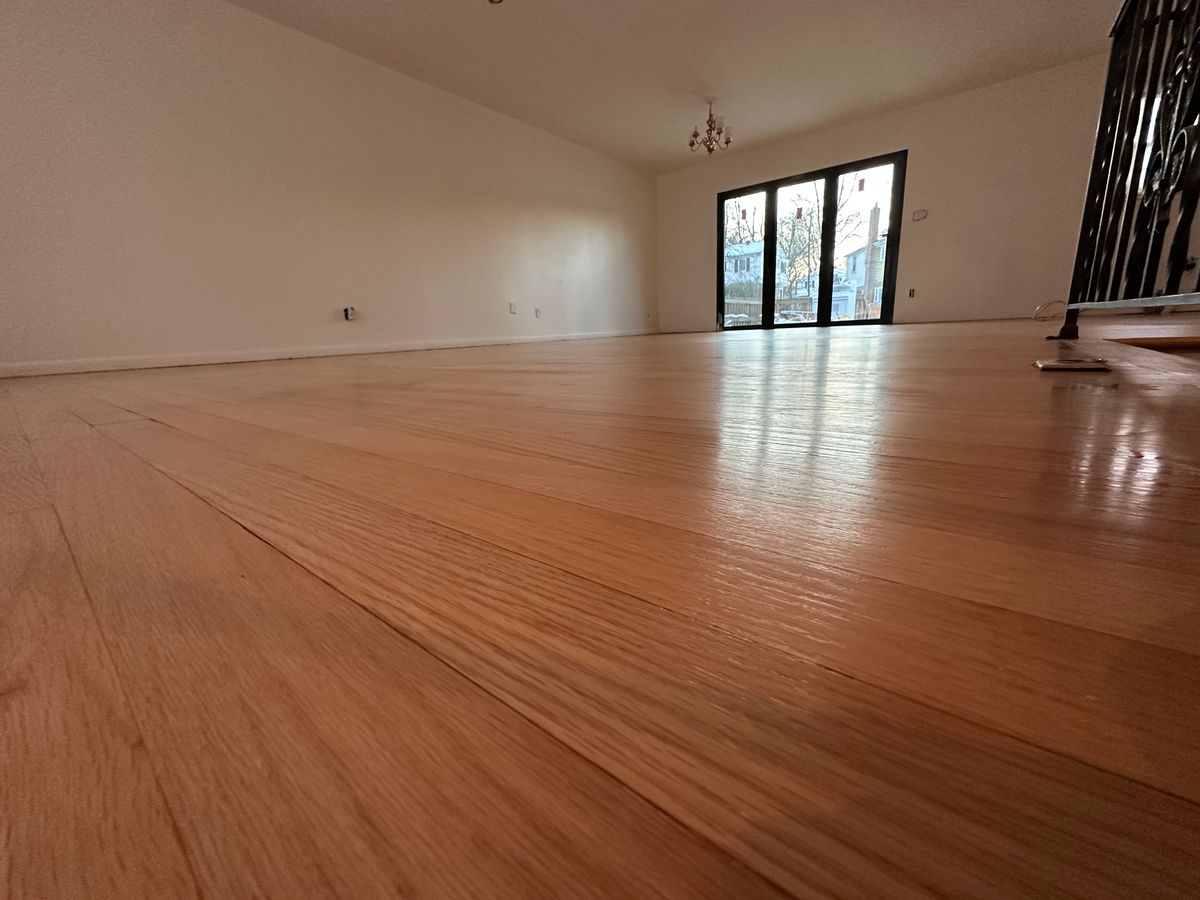Floor Sand and finish for K&A Hardwood Floors in Alexandria, VA