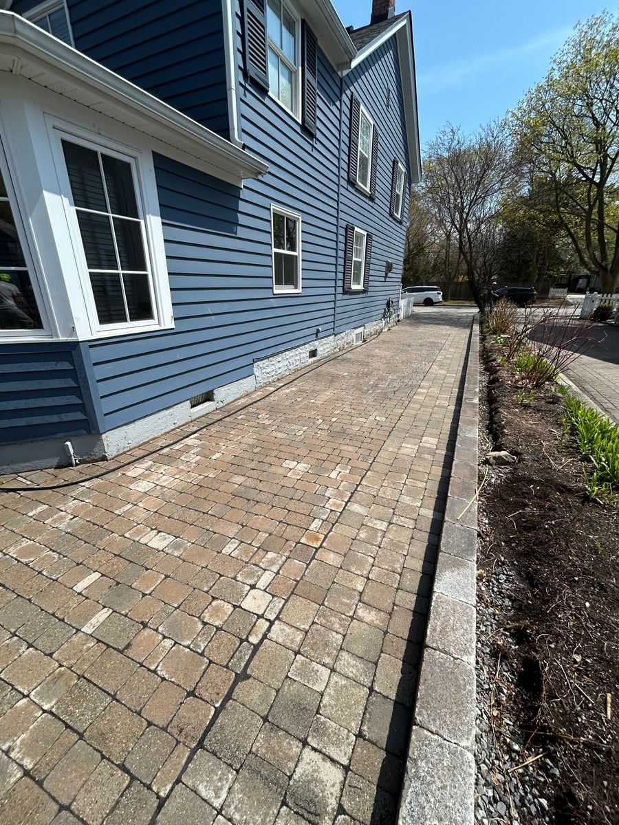 Interlock Repair & Re-Leveling for Pure Pavers Restoration in Burlington, ON