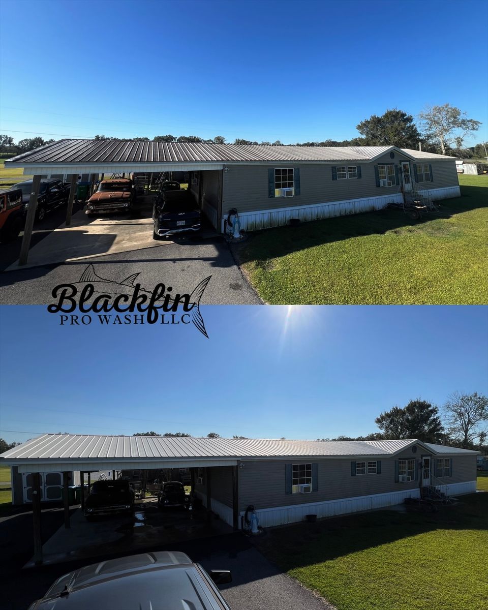 Roof Washing for Blackfin Pro Wash in Houma, LA