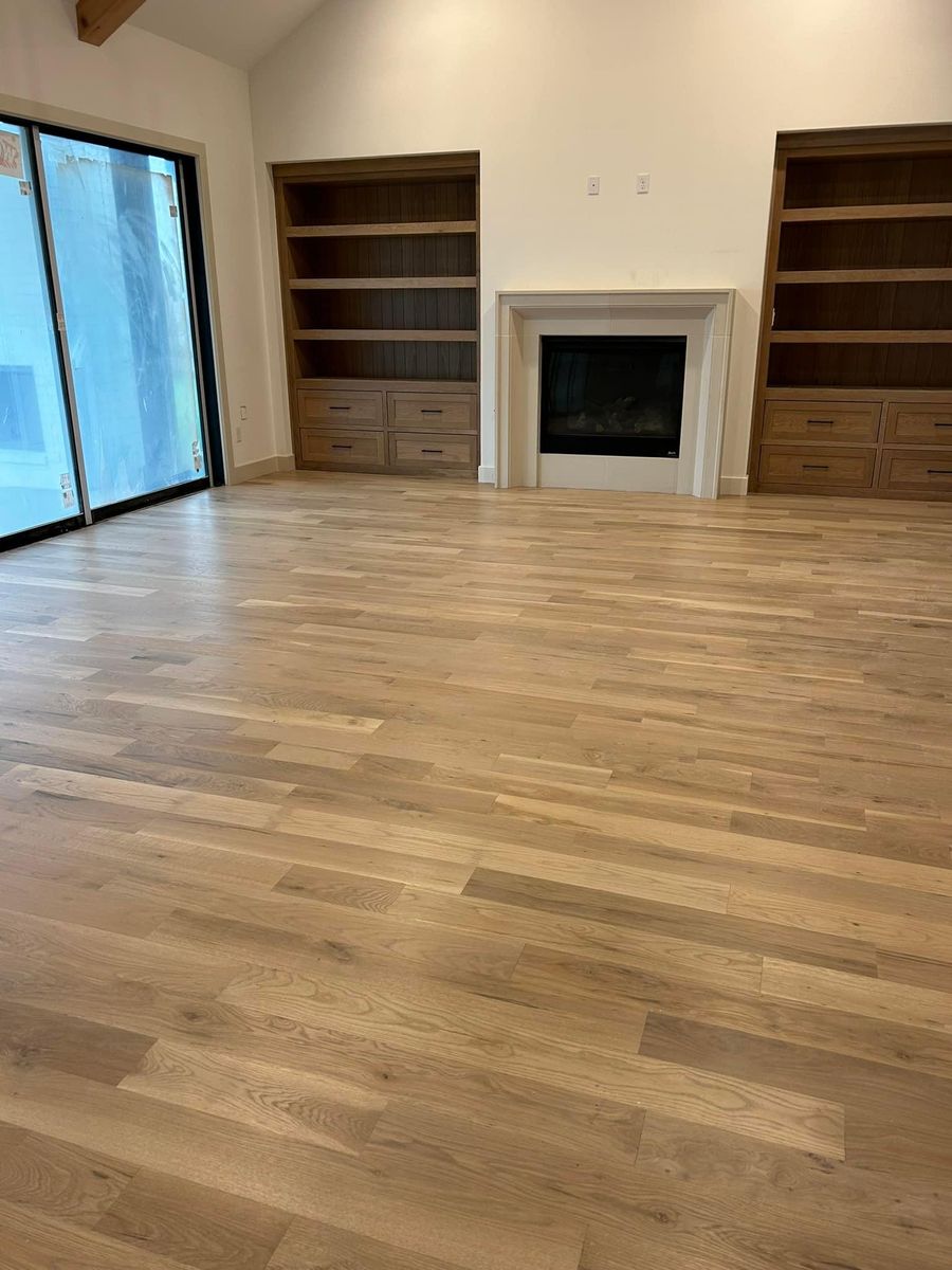 Solid Wood Floor for First Place Flooring, LLC in Brock, TX