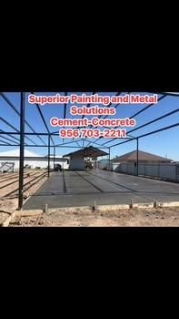 Concrete for Superior Painting and Metal Solutions in McAllen, TX