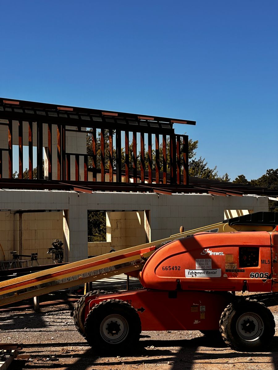ICF Building Envelopes for Visten Construction Group LLC in Burkburnett, TX