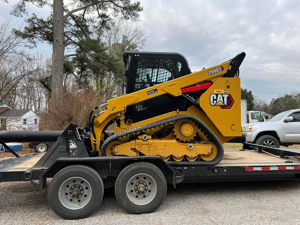 Skid Steer Work for Riverside General Contracting in Cartersville, VA