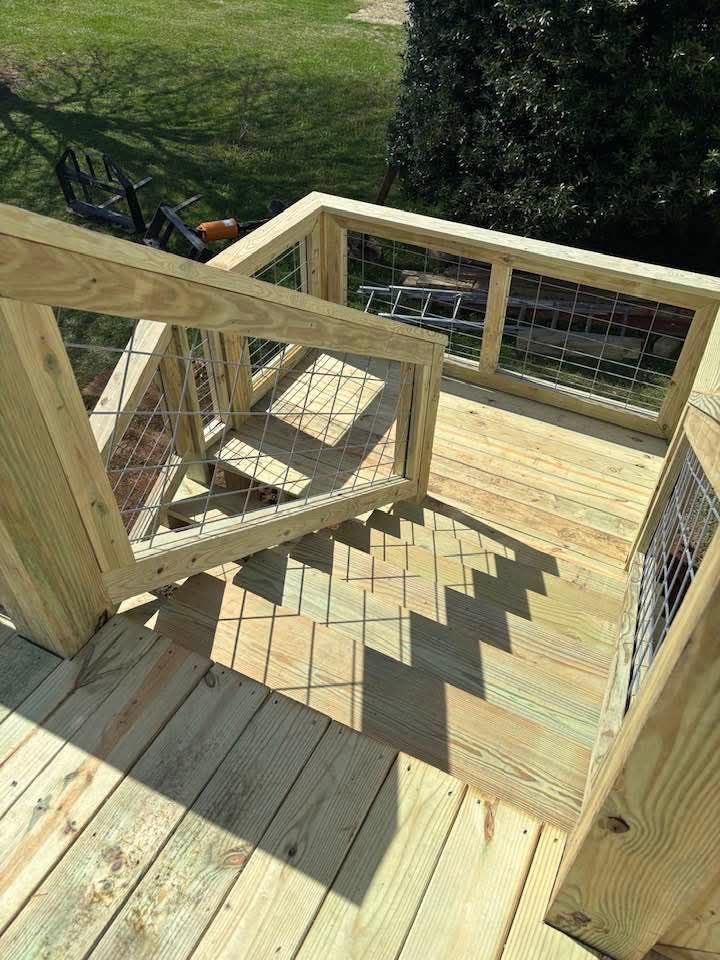 Deck Construction for Clear Path Contracting & Services Inc. in New Tazewell, TN