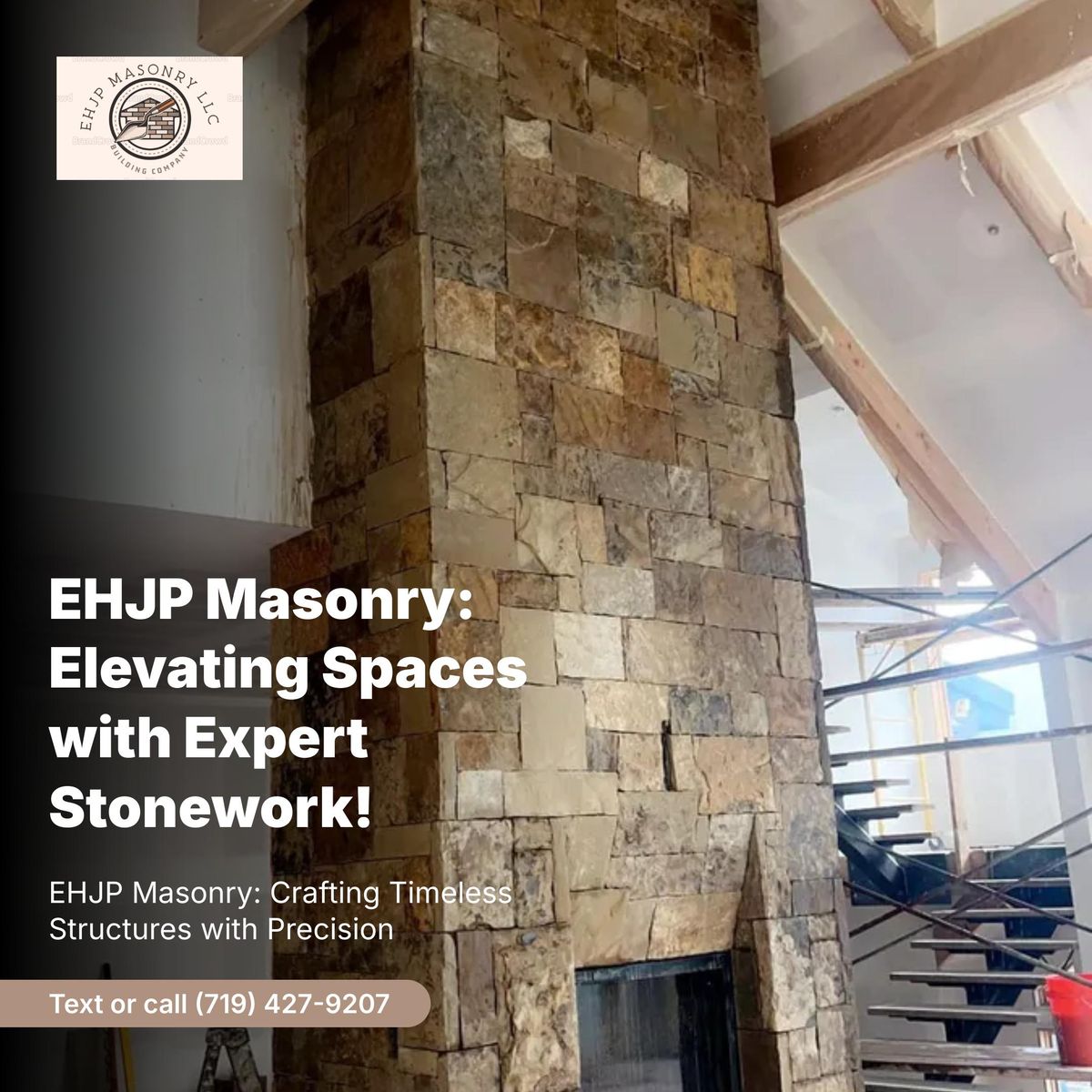 stone work for EHJP Masonry in Silverthorne, CO