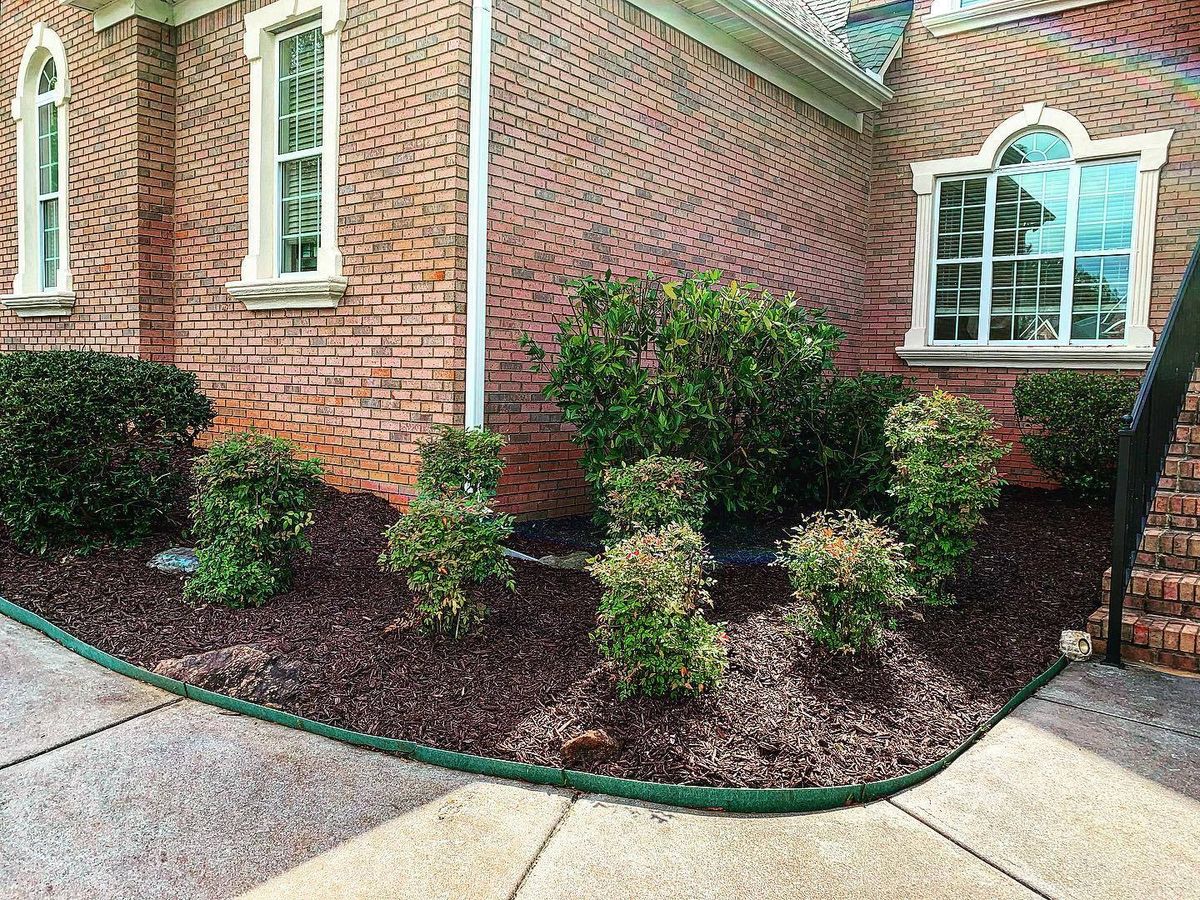 Flower Bed Installation for Sanders Landscape & Maintenance in McDonough, GA