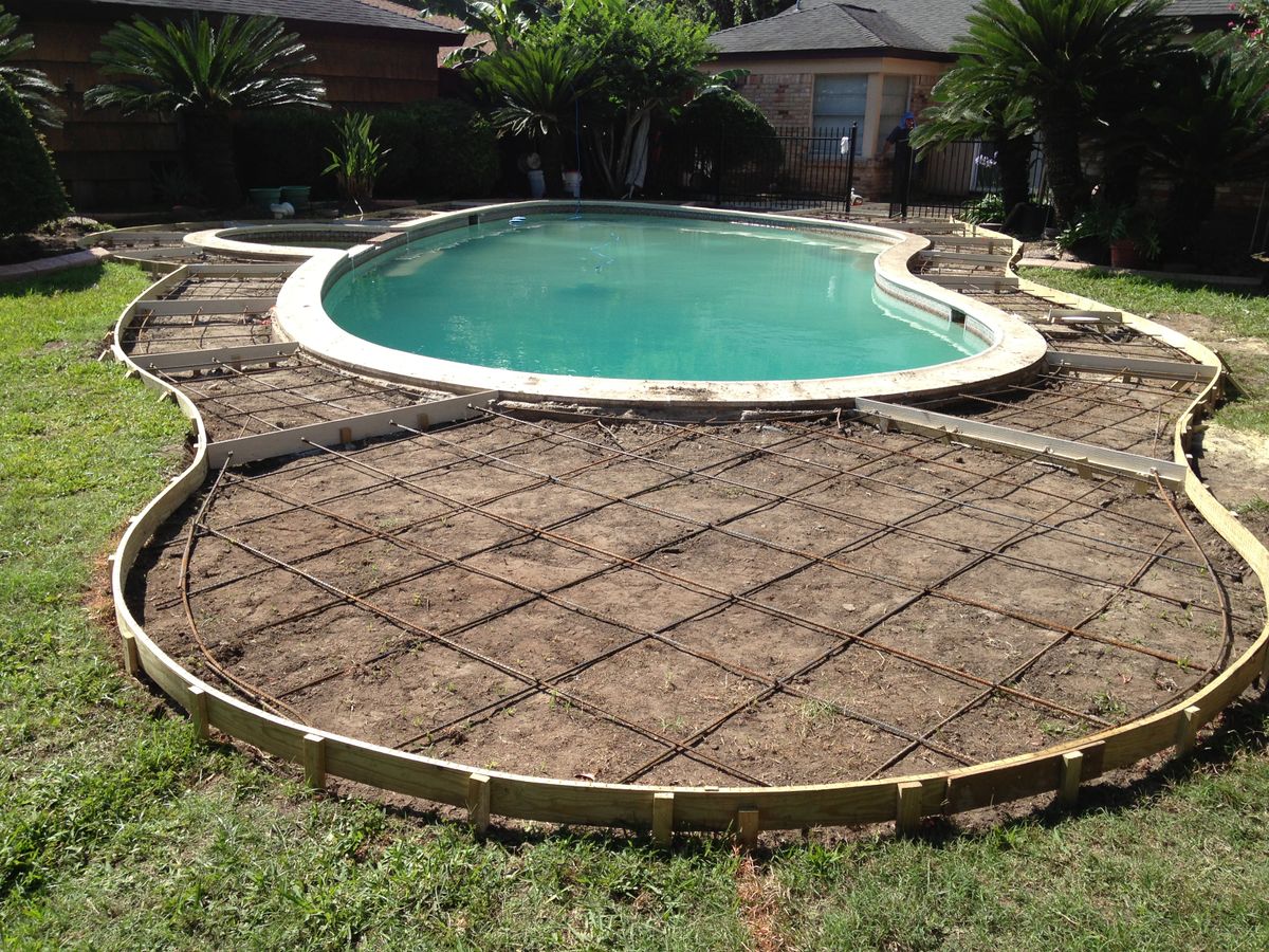 Pool Remodels for Texas Curb N Borders in Houston, TX
