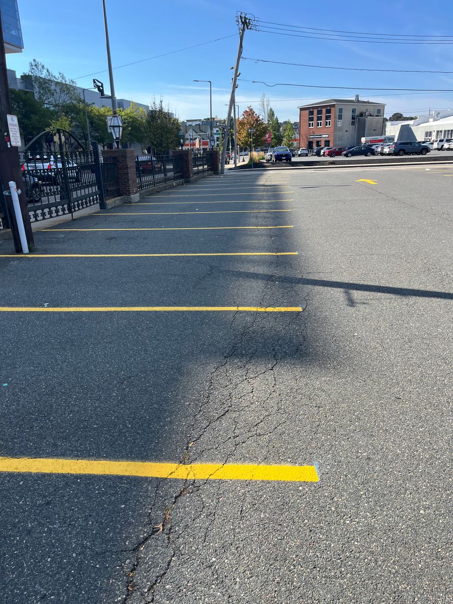 Striping for Cates Sealcoating and Striping in Charlton, MA