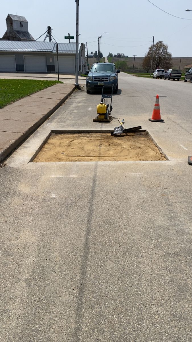 Driveway Install for TDC Excavating in Dubuque, IA