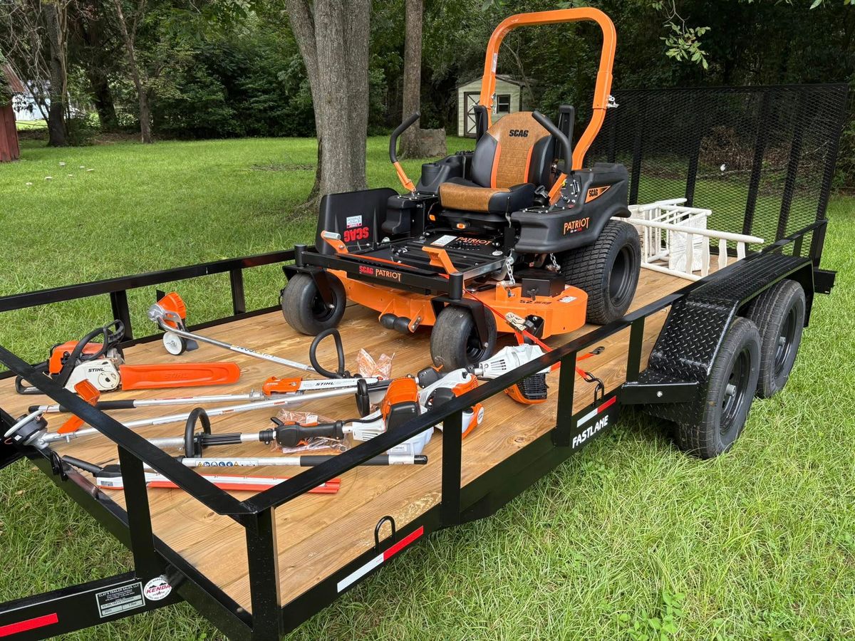 Lawn Maintenance for Scalco’s Land Services in Statesboro, GA