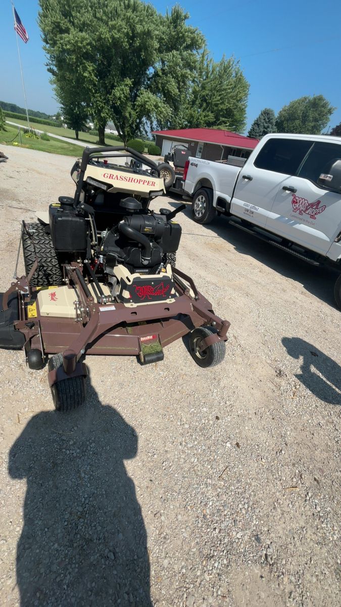 Mowing for AB Lawn Care in Plymouth, IN