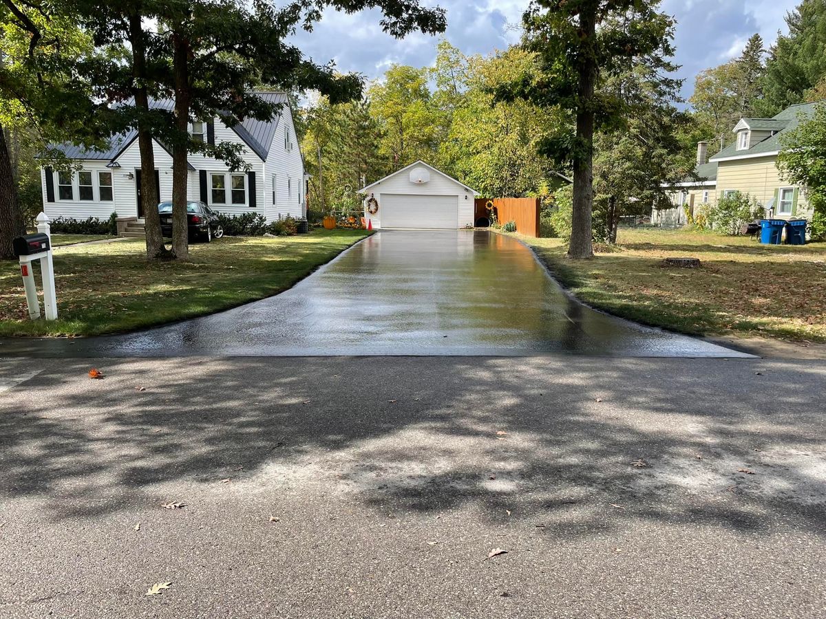 Seal Coating for Buddy’s Blacktop in Cadillac, MI