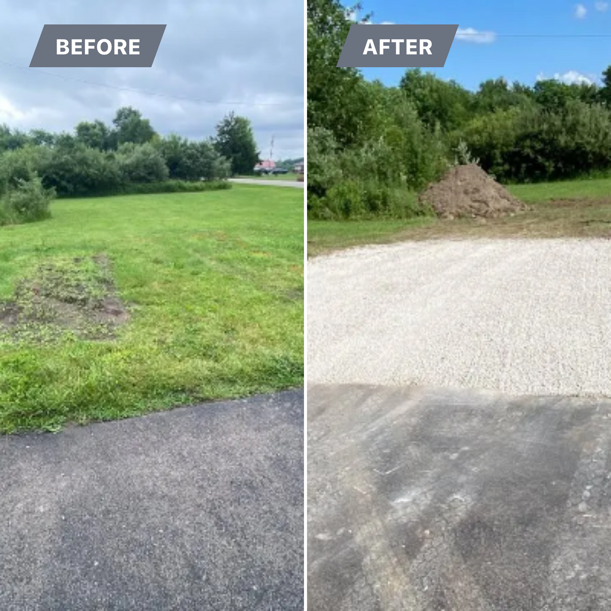 Shed Pad & Parking Area Installation for Seals Outdoor Services in Perrysville, OH