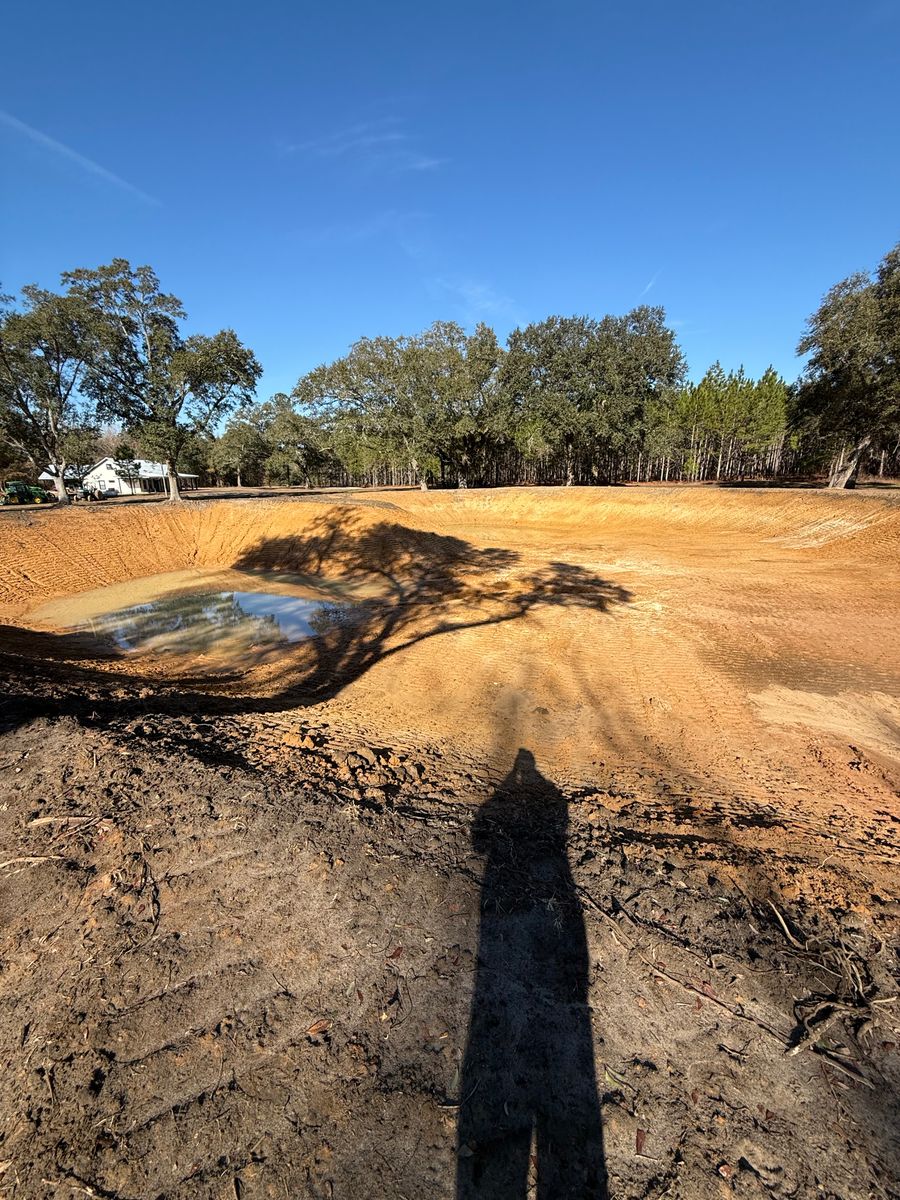 Land Clearing for Earthworks Septic LLC in Albany, Georgia