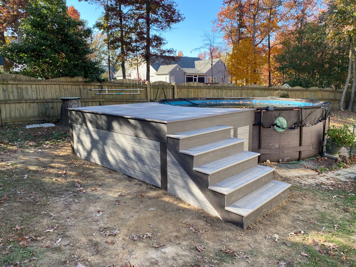 Composite Decks for Lester Contracting LLC in Richmond, VA