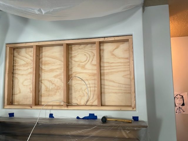 Wall Installations for Daniel Paints & Builds in Sandy, UT