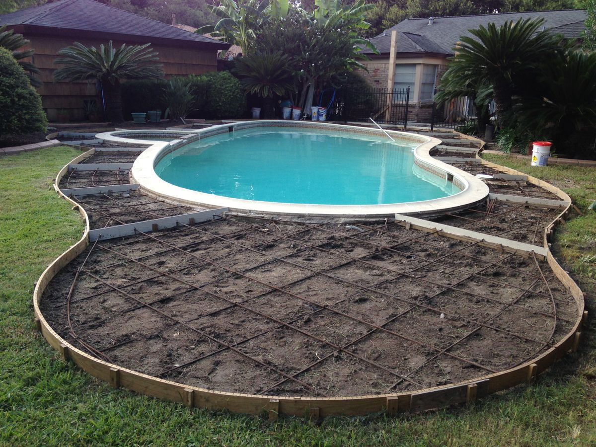 Pool Remodels for Texas Curb N Borders in Houston, TX