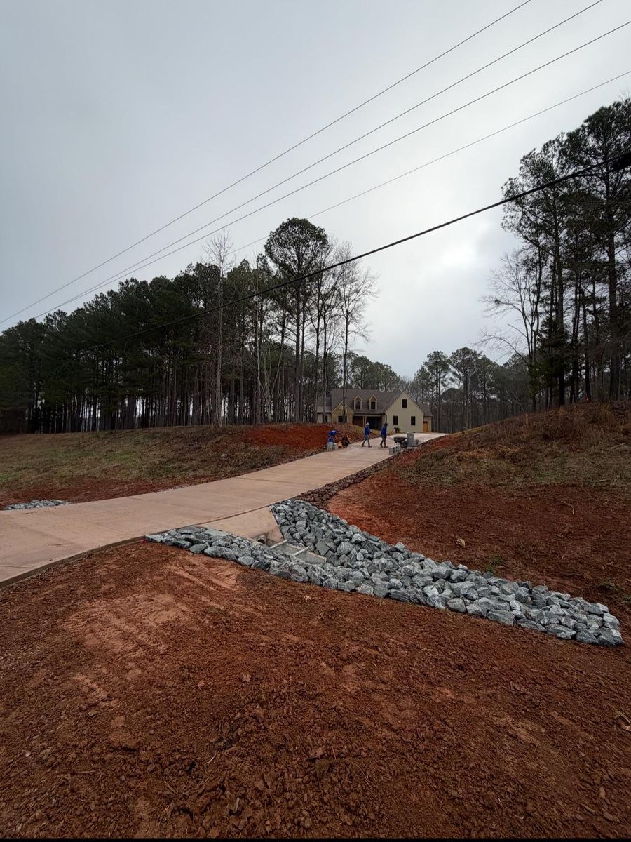 Concrete Installs for E&T Outdoor Pros in LaGrange, GA