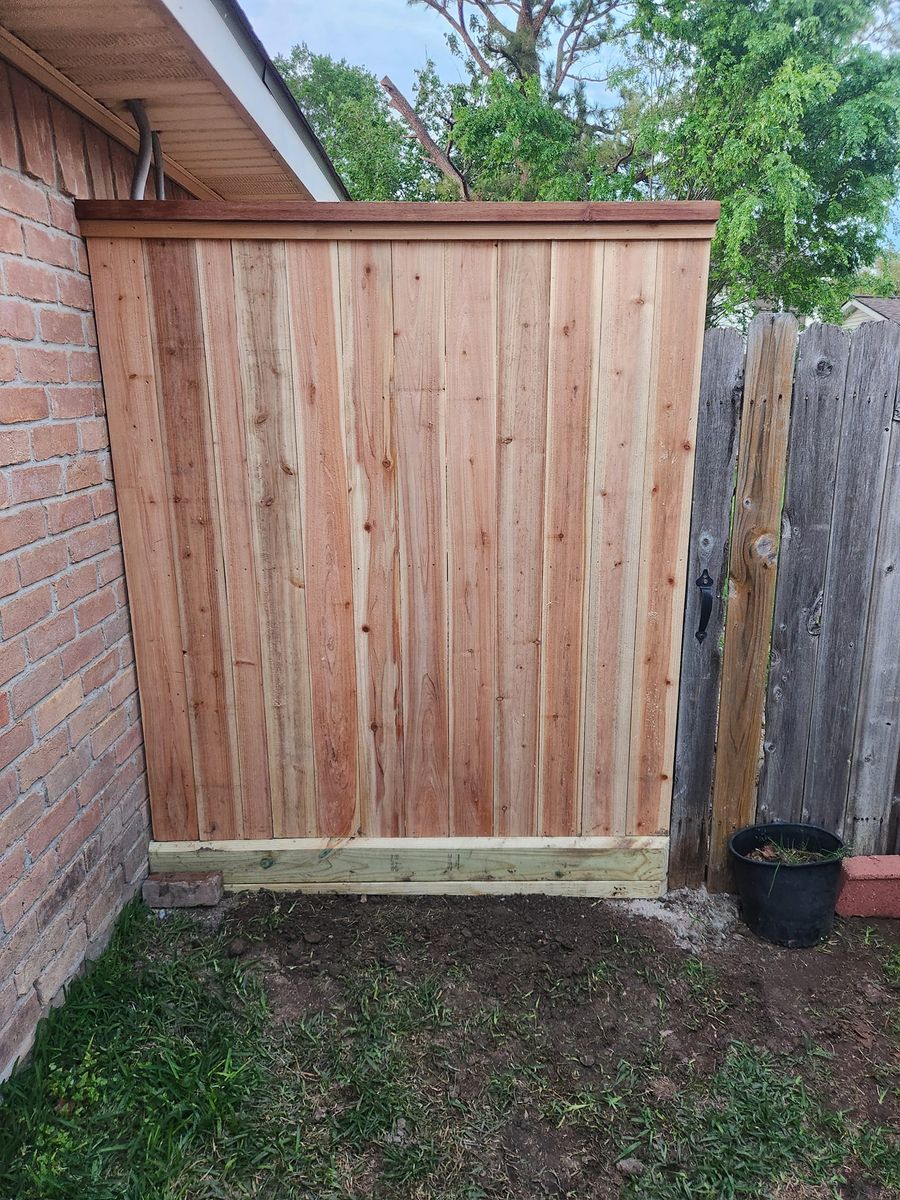 Fence Installation for Right Choice Landscaping LLC in Houston, TX