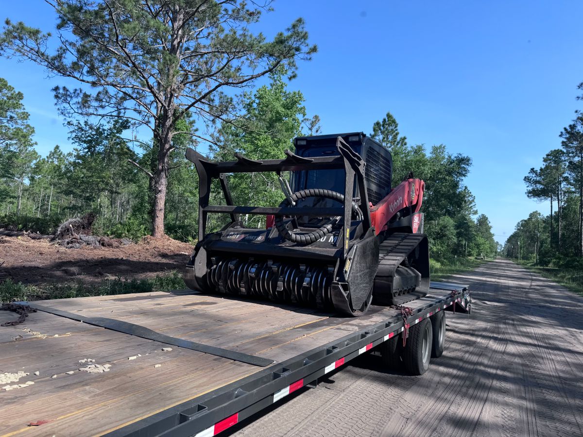 Forestry Mulching for CJ Dirtwork in Crescent City, FL