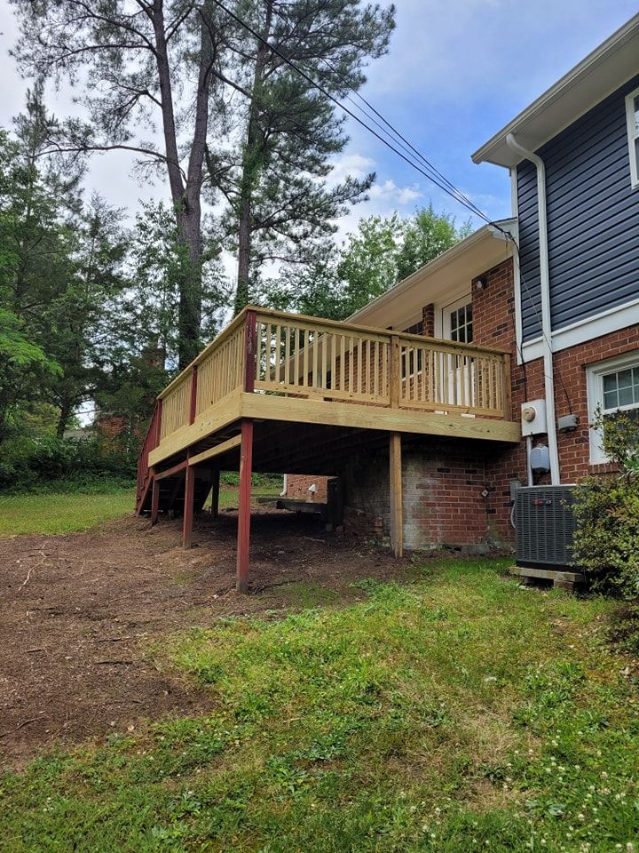 Deck & Patio Installation for Cornerstone Construction in Lynchburg, VA