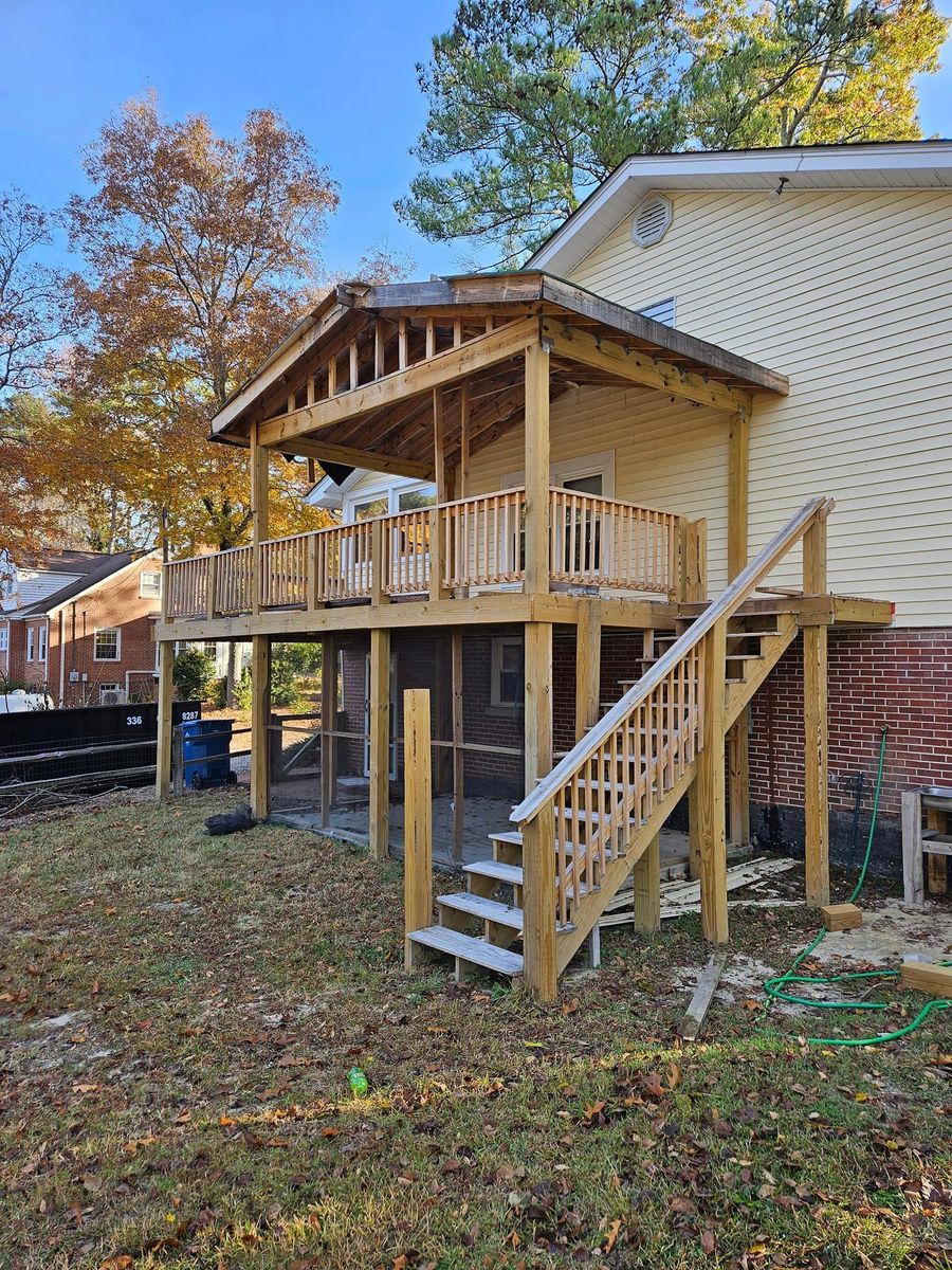 Deck & Patio Installation for MTR Contracting LLC in Robbins, NC